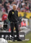 20.10.2018, Fussball 1. Bundesliga 2018/2019, 8. Spieltag,  VfB Stuttgart - Borussia Dortmund, in der Mercedes Benz Arena Stuttgart,  Trainer Lucien Favre (Dortmund) in Rage.


