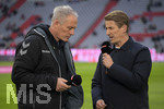 03.11.2018, Fussball 1. Bundesliga 2018/2019, 10. Spieltag,  FC Bayern Mnchen - Freiburg, in der Allianz-Arena Mnchen. li: Trainer Christian Streich (Freiburg) im SKY-Sport Interview.

 
