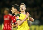10.11.2018, Fussball 1. Bundesliga 2018/2019, 11. Spieltag, Borussia Dortmund - FC Bayern Mnchen, im Signal-Iduna-Park Dortmund. (L-R) Mats Hummels (Bayern Mnchen) und Marco Reus (Dortmund)



