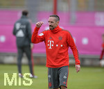 13.11.2018, Fussball 1. Bundesliga 2018/2019, FC Bayern Mnchen, Training an der Sbenerstrasse in Mnchen. Franck Ribery (FC Bayern Mnchen) gut gelaunt.