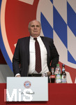 30.11.2018, Fussball 1. Bundesliga 2018/2019,  FC Bayern Mnchen, Jahreshauptversammlung im AUDI-Dome Mnchen, Prsident Uli Hoeness (FC Bayern) 

 
