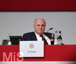 30.11.2018, Fussball 1. Bundesliga 2018/2019,  FC Bayern Mnchen, Jahreshauptversammlung im AUDI-Dome Mnchen, Prsident Uli Hoeness (FC Bayern).

 
