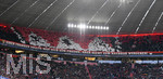 08.12.2018, Fussball 1. Bundesliga 2018/2019, 14. Spieltag,  FC Bayern Mnchen - 1.FC Nrnberg, in der Allianz-Arena Mnchen.  Fanblock Nrnberg.

 
