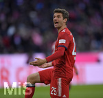 08.12.2018, Fussball 1. Bundesliga 2018/2019, 14. Spieltag,  FC Bayern Mnchen - 1.FC Nrnberg, in der Allianz-Arena Mnchen.  Thomas Mller (FC Bayern Mnchen) frustriert.

 
