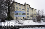 10.01.2019, Winter in Bad Wrishofen im Allgu,  Aus dem maroden leerstehenden Hotel Villa Hofmann wird in krze die 