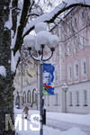 10.01.2019, Winter in Bad Wrishofen im Allgu,  Nach starkem Schneefall hat sich die Kurstadt in ein Winterwunderland verwandelt.  Fussgngerzone.
