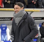 18.01.2019, Fussball 1. Bundesliga 2018/2019, 18. Spieltag, TSG Hoffenheim - FC Bayern Mnchen. In der PreZero-Arena Sinsheim. Trainer Niko Kovac (FC Bayern Mnchen) lacht.

 

