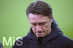 18.01.2019, Fussball 1. Bundesliga 2018/2019, 18. Spieltag, TSG Hoffenheim - FC Bayern Mnchen. In der PreZero-Arena Sinsheim. Trainer Niko Kovac (FC Bayern Mnchen) nachdenklich.

 
