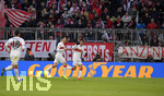 27.01.2019, Fussball 1. Bundesliga 2018/2019, 19. Spieltag, FC Bayern Mnchen - VfB Stuttgart, in der Allianz-Arena Mnchen. Torjubel Anastasios Donis (Stuttgart).

 
