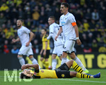 09.02.2019, Fussball 1. Bundesliga 2018/2019, 21. Spieltag, Borussia Dortmund - TSG 1899 Hoffenheim, im Signal-Iduna-Park Dortmund. Jadon Sancho (Dortmund) liegt am Boden


