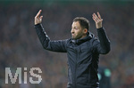 08.03.2019, Fussball 1. Bundesliga 2018/2019, 25. Spieltag, Werder Bremen - FC Schalke 04, im Weserstadion Bremen. Trainer Domenico Tedesco (Schalke)


