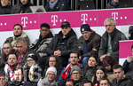 09.03.2019, Fussball 1. Bundesliga 2018/2019, 25. Spieltag, FC Bayern Mnchen - VfL Wolfsburg, in der Allianz-Arena Mnchen. oben 2.v.li: David Alaba (FC Bayern Mnchen) 

 
