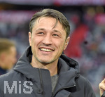 17.03.2019, Fussball 1. Bundesliga 2018/2019, 26. Spieltag, FC Bayern Mnchen - 1.FSV Mainz 05, in der Allianz-Arena Mnchen. Trainer Niko Kovac (FC Bayern Mnchen) lacht.

 
