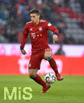 17.03.2019, Fussball 1. Bundesliga 2018/2019, 26. Spieltag, FC Bayern Mnchen - 1.FSV Mainz 05, in der Allianz-Arena Mnchen. James Rodriguez (FC Bayern Mnchen) am Ball.

 
