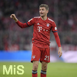 17.03.2019, Fussball 1. Bundesliga 2018/2019, 26. Spieltag, FC Bayern Mnchen - 1.FSV Mainz 05, in der Allianz-Arena Mnchen. Thomas Mller (FC Bayern Mnchen) unzufrieden.

 
