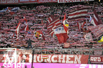 17.03.2019, Fussball 1. Bundesliga 2018/2019, 26. Spieltag, FC Bayern Mnchen - 1.FSV Mainz 05, in der Allianz-Arena Mnchen.  Bayernfans prsentieren ihre Fanschals.

 
