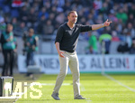 31.03.2019, Fussball 1. Bundesliga 2018/2019, 27. Spieltag, Hannover 96 - FC Schalke 04, in der HDI-Arena Hannover. Trainer Thomas Doll (Hannover)



