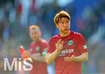 31.03.2019, Fussball 1. Bundesliga 2018/2019, 27. Spieltag, Hannover 96 - FC Schalke 04, in der HDI-Arena Hannover. Takuma Asano (Hannover) enttuscht


