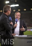 02.04.2019, Fussball DFB Pokal 2018/2019, Viertelfinale, FC Augsburg - RB Leipzig, in der WWK-Arena Augsburg. Rainer Koch (DFB-Vize-Prsident) beim Interview am Spielfeldrand.



