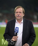 02.04.2019, Fussball DFB Pokal 2018/2019, Viertelfinale, FC Augsburg - RB Leipzig, in der WWK-Arena Augsburg. DFB-Vizeprsident Rainer Koch vor dem TV-Interview.


