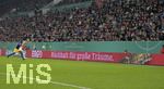 02.04.2019, Fussball DFB Pokal 2018/2019, Viertelfinale, FC Augsburg - RB Leipzig, in der WWK-Arena Augsburg. Werbebande Sponsor Ergo, 