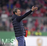 03.04.2019, Fussball DFB Pokal 2018/2019, Viertelfinale,  FC Bayern Mnchen - 1.FC Heidenheim, in der Allianz-Arena Mnchen. Trainer Niko Kovac (FC Bayern Mnchen) in Rage.



