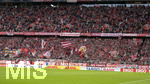 03.04.2019, Fussball DFB Pokal 2018/2019, Viertelfinale,  FC Bayern Mnchen - 1.FC Heidenheim, in der Allianz-Arena Mnchen. Werbebanden. VW; DHL, Post, Targo-Bank, Ergo Versicherung, 



