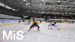11.04.2019,  Eishockey Lnderspiel Deutschland - Slowakei, in der erdgas schwaben arena in Kaufbeuren, Spielszene.