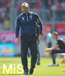 20.04.2019, Fussball 3. Liga 2018/2019, 34. Spieltag, Hallescher FC  - TSV 1860 Mnchen, im Erdgas Sportpark Halle (Saale). Trainer Daniel Bierofka (1860 Mnchen)


