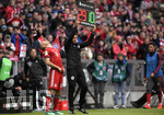 04.05.2019, Fussball 1. Bundesliga 2018/2019, 32. Spieltag, FC Bayern Mnchen - Hannover 96, in der Allianz Arena Mnchen. Arjen Robben (FC Bayern Mnchen) wird eingewechselt.

 
