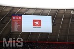 18.05.2019, Fussball 1. Bundesliga 2018/2019, 34. Spieltag, FC Bayern Mnchen - Eintracht Frankfurt, in der Allianz-Arena Mnchen.  Auf der Videotafel steht: Videoassist

 

