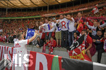 25.05.2019, Fussball DFB-Pokalfinale 2019, RB Leipzig - FC Bayern Mnchen, im Olympiastadion Berlin,  Pokalsieger FC Bayern feiert den Sieg nach der Siegerehrung bei den Fans. Franck Ribery (FC Bayern Mnchen) bei seinen Fans.

 
