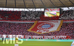 25.05.2019, Fussball DFB-Pokalfinale 2019, RB Leipzig - FC Bayern Mnchen, im Olympiastadion Berlin,  Fanchoreografie der Bayernfans.

 
