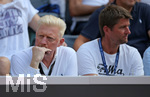 25.07.2019, ATP-Tennisturnier der Herren, Hamburg European Open 2019. (L-R) Head of Men's Tennis Boris Becker (DTB Deutscher Tennisbund) und Bundestrainer Michael Kohlmann (DTB Deutscher Tennisbund)