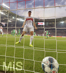 26.07.2019, Fussball 2.Bundesliga 2019/2020, 1.Spieltag, VfB Stuttgart - Hannover 96, in der Mercedes-Benz-Arena Stuttgart, Mario Gomez (Stuttgart) Torjubel. 


