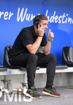 27.07.2019, Fussball 1.Bundesliga 2019/2020, Testspiel im Rahmen des Sommertrainingslagers: Borussia Dortmund - Udinese Calcio, in Altach, Cashpoint-Arena, sterreich. Sportdirektor Michael Zorc (Dortmund) telefoniert. 

