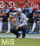 17.08.2019, Fussball 3.Bundesliga 2019/2020, 5. Spieltag, TSV 1860 Mnchen - SV Meppen, Stadion an der Grnwalderstrasse, Trainer Daniel Bierofka (TSV 1860 Mnchen) 


