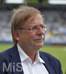 17.08.2019, Fussball 3.Bundesliga 2019/2020, 5. Spieltag, TSV 1860 Mnchen - SV Meppen, Stadion an der Grnwalderstrasse, Dr. Rainer Koch (Deutschland) .


