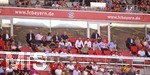 31.08.2019, Fussball 1. Bundesliga 2019/2020, 3.Spieltag, FC Bayern Mnchen - 1.FSV Mainz 05, in der Allianzarena Mnchen.  VIP-Tribne, mit Herbert Hainer, Martin Winterkorn, Vorstandsvorsitzender Karl-Heinz Rummenigge (FC Bayern Mnchen), Prsident Uli Hoeness (FC Bayern), Susi Hoeness, etc.

