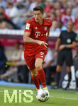 31.08.2019, Fussball 1. Bundesliga 2019/2020, 3.Spieltag, FC Bayern Mnchen - 1.FSV Mainz 05, in der Allianzarena Mnchen. Robert Lewandowski (FC Bayern Mnchen) am Ball.


