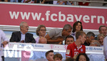 31.08.2019, Fussball 1. Bundesliga 2019/2020, 3.Spieltag, FC Bayern Mnchen - 1.FSV Mainz 05, in der Allianzarena Mnchen.  v.li: Ex-VW-Manager Martin Winterkorn, Ex- Focus Chefredakteur Helmut Markwort,  re: Herbert Hainer.

