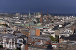 06.09.2019, Hamburg, Stdteansichten, Ausblick vom Turm der Michaelis-Kirche auf die Innenstadt von Hamburg.