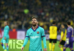 17.09.2019, Fussball UEFA Champions League 2019/2020, Gruppenphase, 1.Spieltag, Borussia Dortmund - FC Barcelona, im Signal-Iduna-Park Dortmund.  Lionel Messi (FC Barcelona) unzufrieden.


