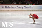 26.09.2019, Eiskunstlauf, 51. Nebelhorn-Trophy in Oberstdorf im Allgu, im Eissportzentrum Oberstdorf. Frauen Kurzprogramm, Klara Stepanova (CZE).