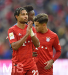 05.10.2019, Fussball 1. Bundesliga 2019/2020, 7.Spieltag, FC Bayern Mnchen - TSG Hoffenheim, in der Allianz-Arena Mnchen. Serge Gnabry (FC Bayern Mnchen) ist nach dem Spiel enttuscht.


