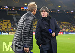 09.10.2019, Fussball, Lnderspiel, Deutschland - Argentinien, im Signal Iduna Park Dortmund. (L-R) Jrgen Klinsmann und Bundestrainer Joachim Lw (Deutschland)


