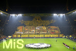 05.11.2019, Fussball UEFA Champions League 2019/2020, Gruppenphase, 4.Spieltag, Borussia Dortmund - Inter Mailand, im Signal-Iduna-Park Dortmund. Choreo im BVB Fanblock


