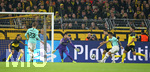 05.11.2019, Fussball UEFA Champions League 2019/2020, Gruppenphase, 4.Spieltag, Borussia Dortmund - Inter Mailand, im Signal-Iduna-Park Dortmund. Tor zum 0:1



