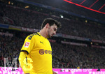 09.11.2019, Fussball 1. Bundesliga 2019/2020, 11.Spieltag, FC Bayern Mnchen - Borussia Dortmund, in der Allianz-Arena Mnchen. Mats Hummels (Dortmund) nachdenklich.


