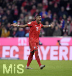 30.11.2019, Fussball 1. Bundesliga 2019/2020, 13.Spieltag, FC Bayern Mnchen - Bayer 04 Leverkusen, in der Allianz-Arena Mnchen. David Alaba (FC Bayern Mnchen) in Rage.


